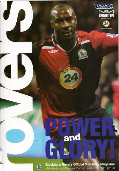 Blackburn Rovers FC v Middlesbrough FC